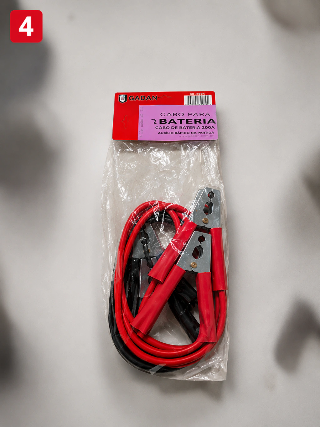 Cabo para Transferência de Carga AZTTEC 200A - 2,5 m - Imagem 4